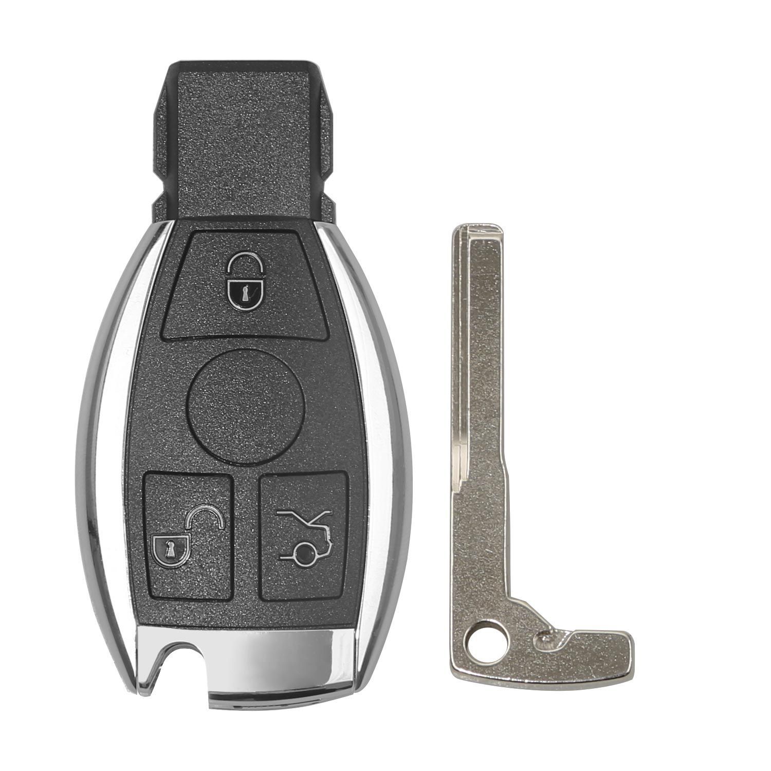 10pcs Xhorse VVDI BE Key Pro com Smart Key Shell 3 Botões para Mercedes Benz Obter 10 Token Grátis para VVDI MB Tool