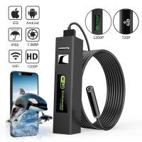 1200P WIFI Endoscope Camera IP67 Waterproof Hard Cable Android IOS Control Inspection Camera Endoscope For Cars