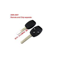 ID Da Chave Remota 3 Button e Chip Separate:13 (313.8MHZ) para 2005 -2007 Honda