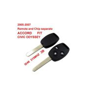 2005 -2007 Remota Key 3 Button and Chip Separate ID:48 (315MHZ) para Honda