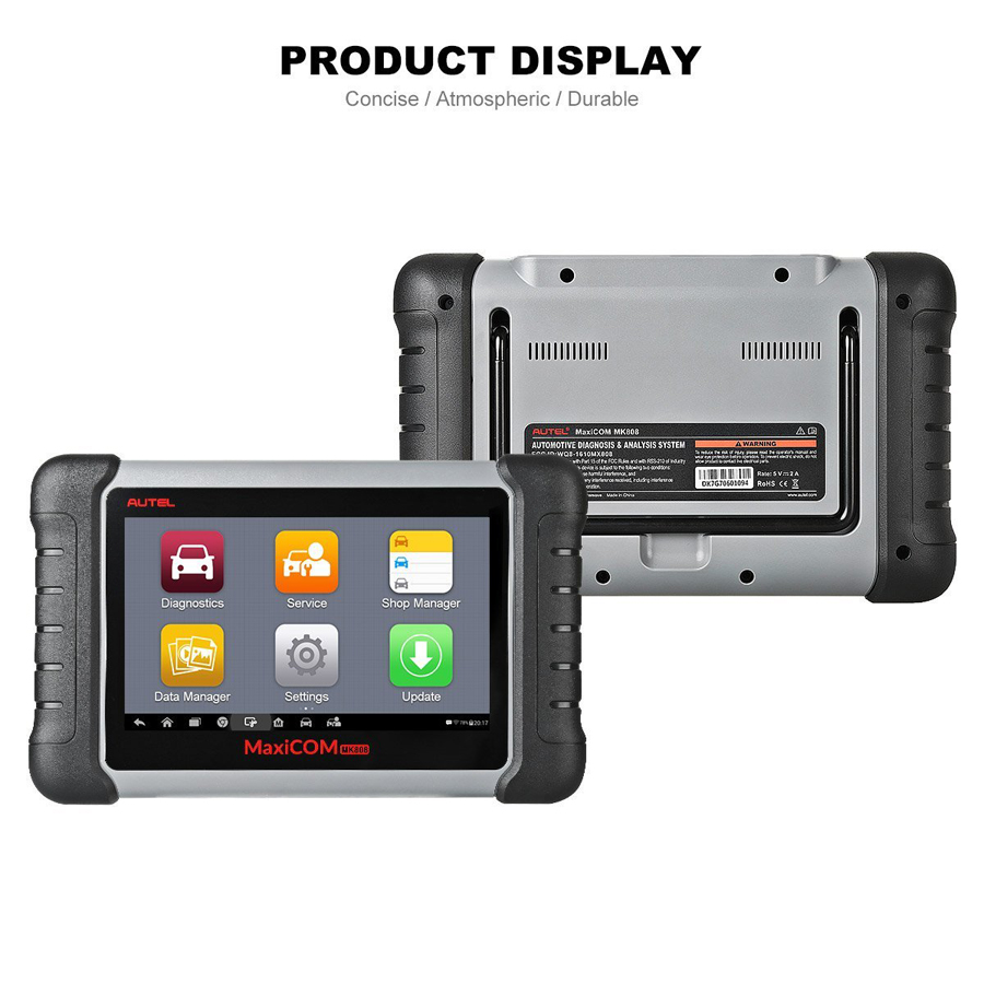 Autel MaxiCOM Original MK808 Diagnóstico Tool 7cm LCD Touch Screen Swift Diagnosis Funções de EPB /IMMO /DPF /SAS /TMPS e More