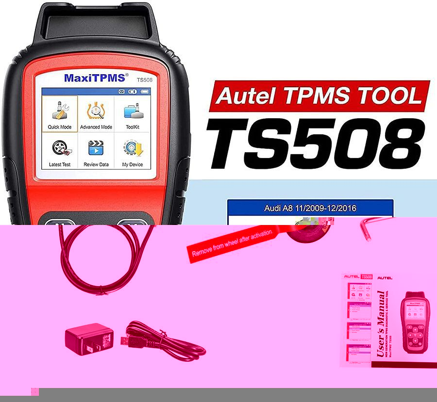 2023 Autel MaxiTPMS TS508 TPMS Relearn Tool Upgraded of TS501/TS408 Program MX-Sensors (315/433 MHz) TPMS Reset Activate/Relearn