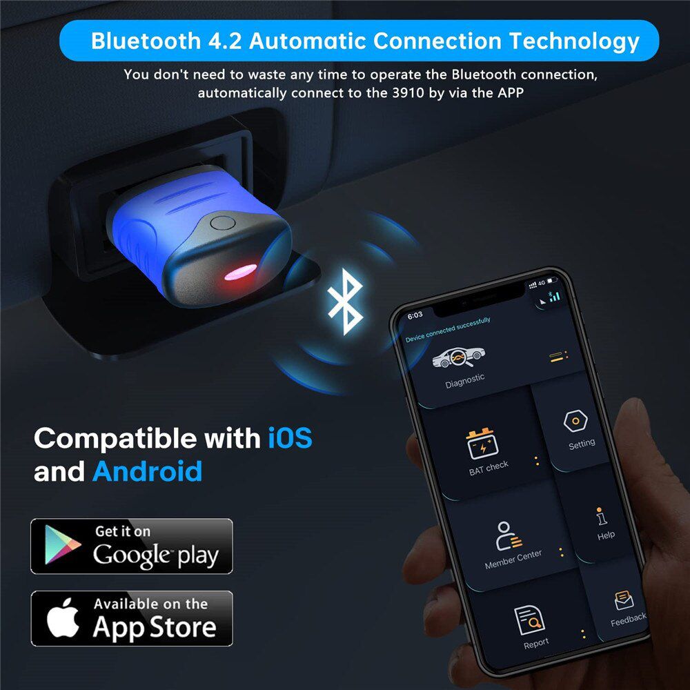 AUTOPHIX 3910 Bluetooth OBD2 Scanner para BMW/MINI/Rolls Royce Ferramenta de Verificação de Diagnóstico Do Carro EPB CBS ETC Battery Check Throttle
