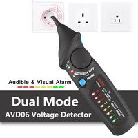 BSIDE AVD06 Dual Mode Non-contact Voltage Detector AC 12-1000V Auto/Manual NCV Tester Sensibilidade de Verificação de Fio Ao Vivo Ajustável