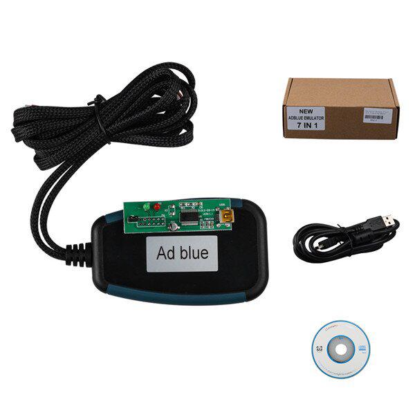 Emulador de Melhor Preço AdBlueobd2 7 -In -1 com Adaptador de Programação com Sistema de AdBlueobd2 Desactivado para Benz Man Scania Volvo Iveco DAF Renault