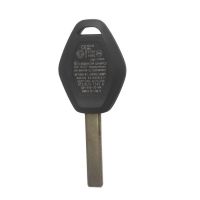 Key Shell 3 Button 2 Track (Back Side with the Words 433.92MHZ) For Bmw 5pcs /lot