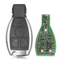 CGDI MB original ser chave com chave inteligente Shell 3 botão para Mercedes Benz até FBS3 bem montado pronto para usar
