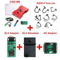 CGDI MB with Full Adapters including EIS Test Line + ELV Adapter + ELV Simulator + AC Adapter + New NEC Adapter with New Diode