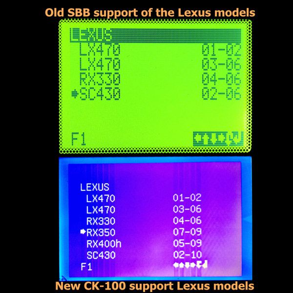 Progressor de teclas CK -100 módulo Lexus