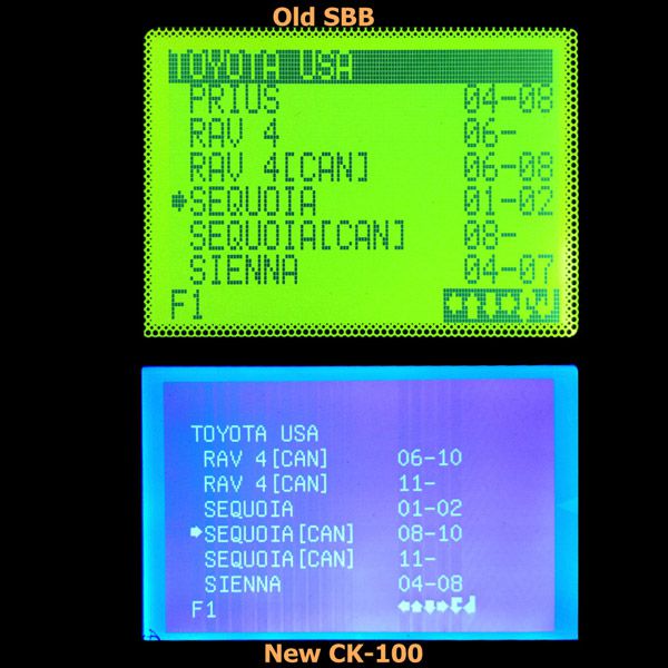 CK -100 programador de Chaves Toyota módulo 3