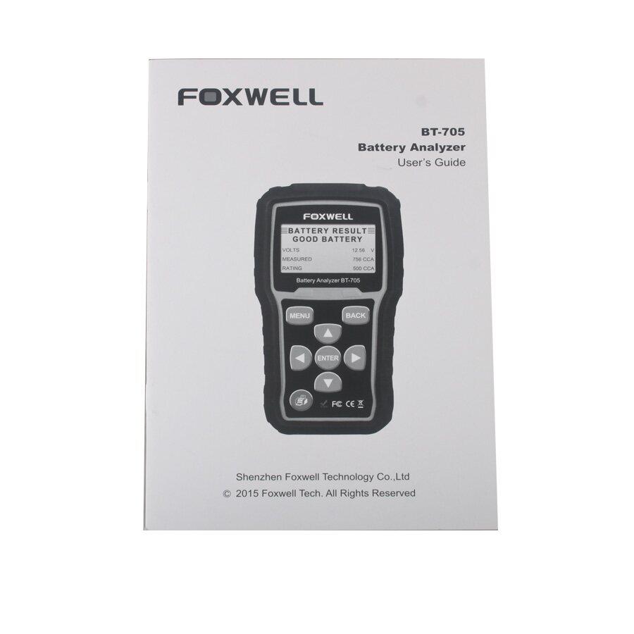 Foxwell BT -705 Analisador de Bateria