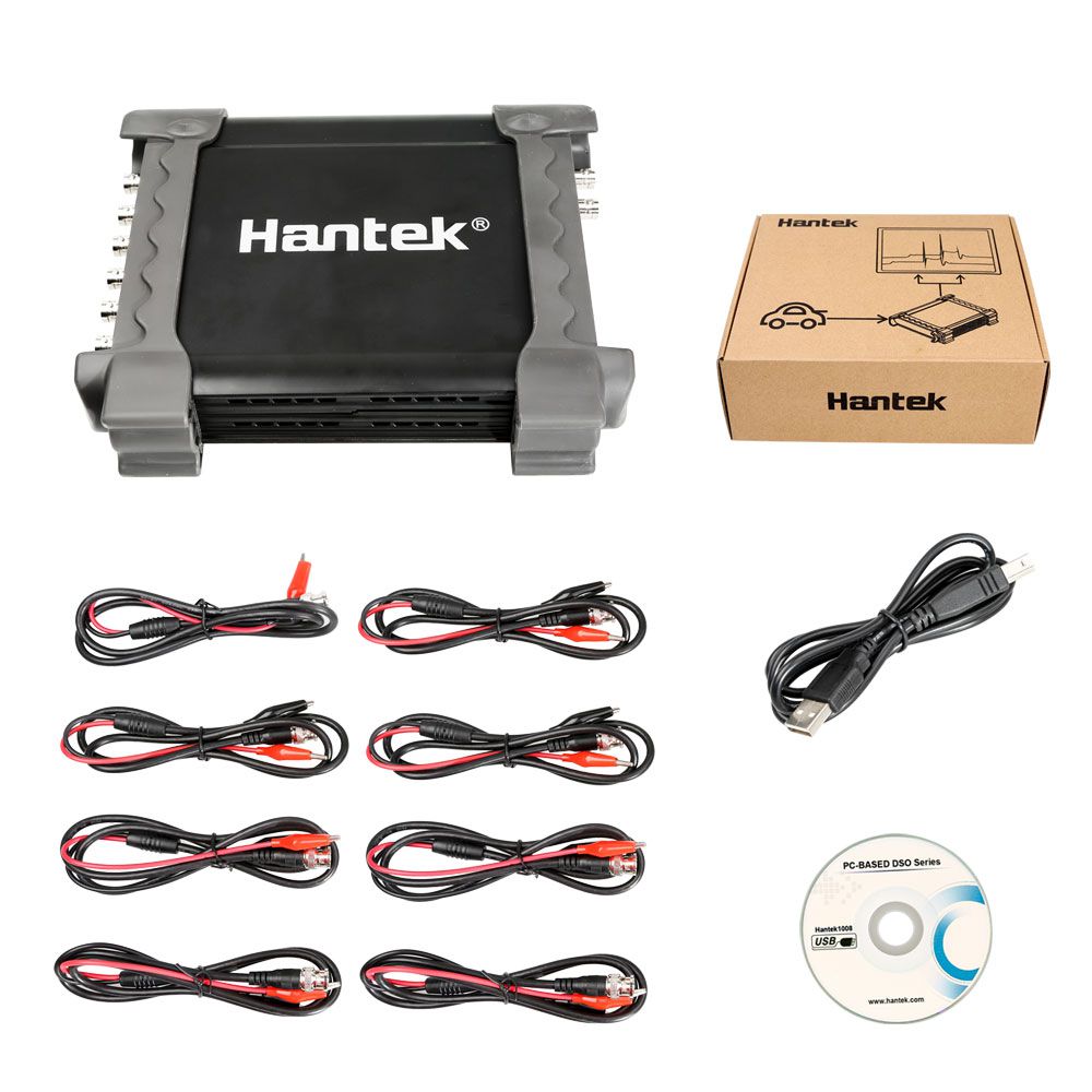 Hantek 1008A 8 Channel PC Oscilloscope /DAQ /8CH Generator