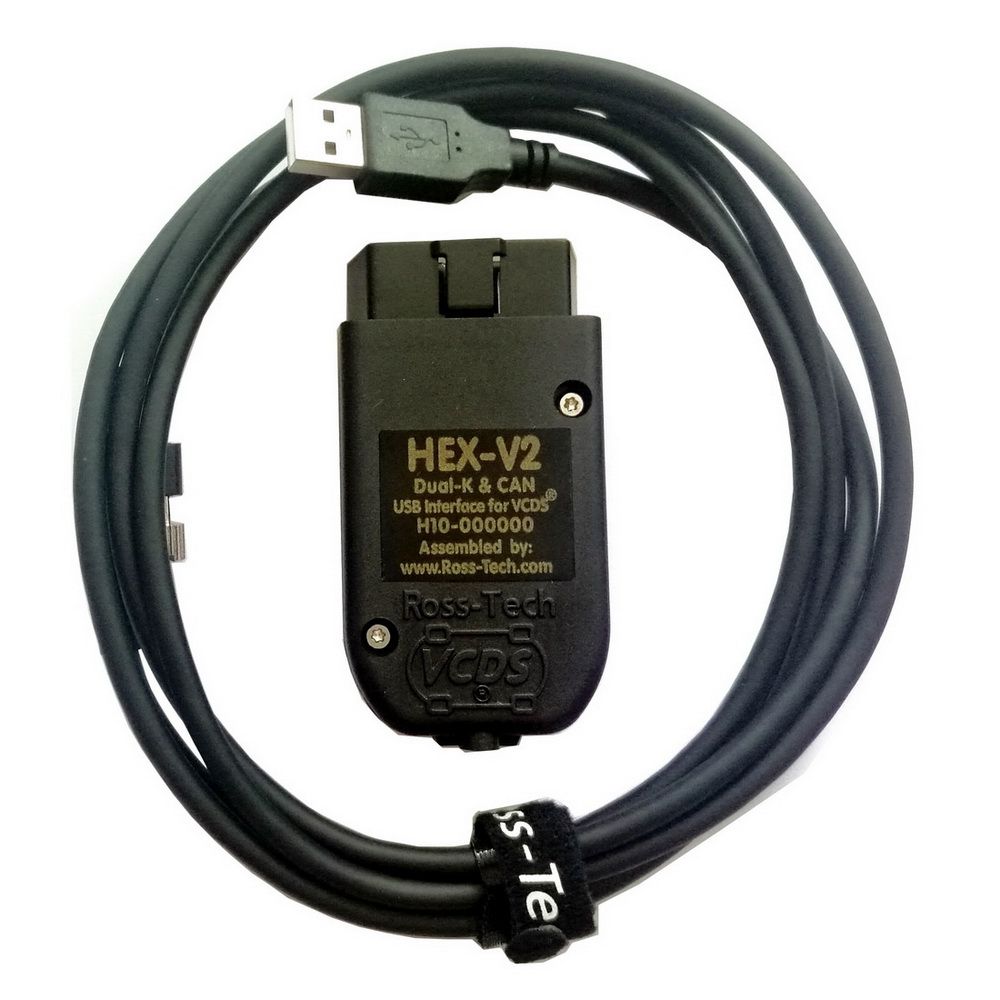 HEX-V2 HEX V2 Dual K & CAN USB VAG Interface de diagnóstico de carro com VCDS V19.6 para VW Audi Skoda Seat