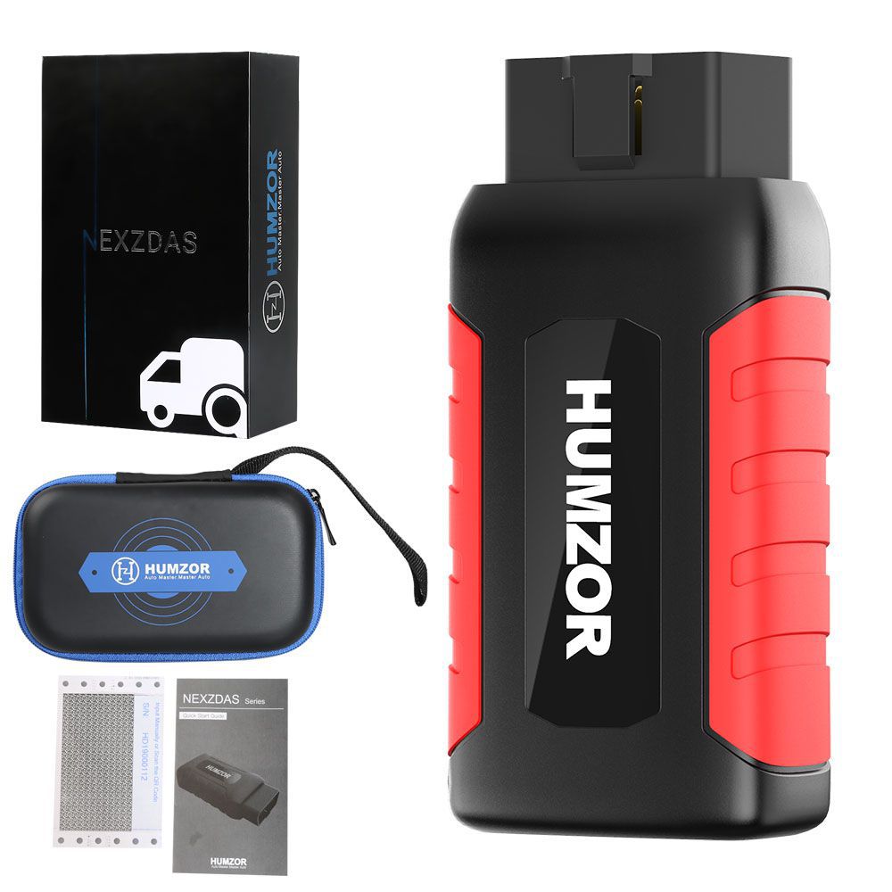 Humzor NexzDAS ND606 Lite Support Diagnostic+Special Functions+Key Programming for Both 12V/24V Cars and Heavy Duty Trucks ain160;