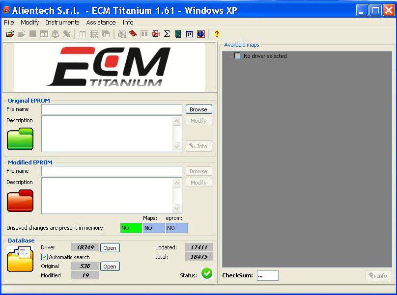 ECM TITANIUM 1.62 com 18475 Driver