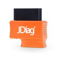 JDiag Bluetooth OBD2 Scanner Code Reader Faslink M2 Professional Vehicle Diagnostic Tool Compatível iPhone +Android (Orange)