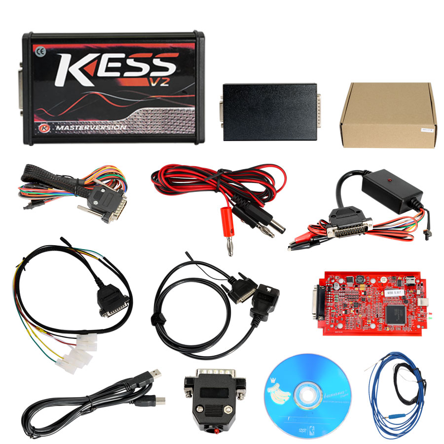 Kess V2 Programador ECUs V5.017 Versão Da UE com o Red PCB Online Version Support 140 Protocolo n.O Token Limited