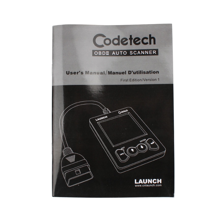 Lançar X431 Codetech Pocket Code Scanner Support OBDII e Definições