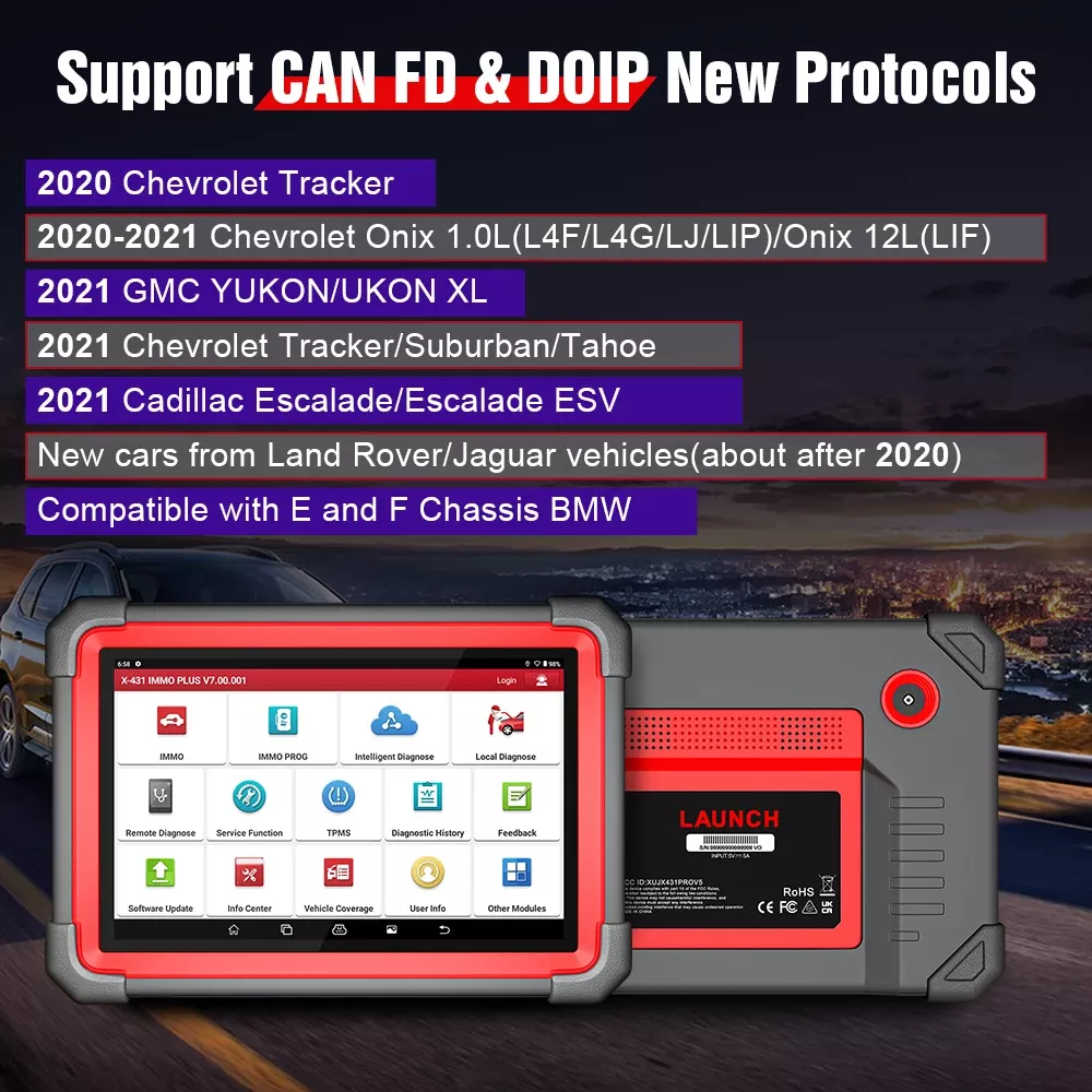 Lançamento X431 IMMO Plus X-PROG 3 Programação chave todas as ferramentas de diagnóstico do carro do sistema Programação anti-roubo 38 Redefinir a codificação do EUC CAN FD