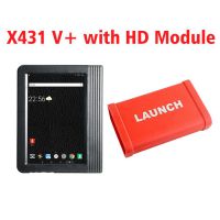 X431 PRO3 Launch X431 V+ 10.1inch Tablet Global Version with X431 Heavy Duty Module Work on both 12V & 24V Cars and Trucks