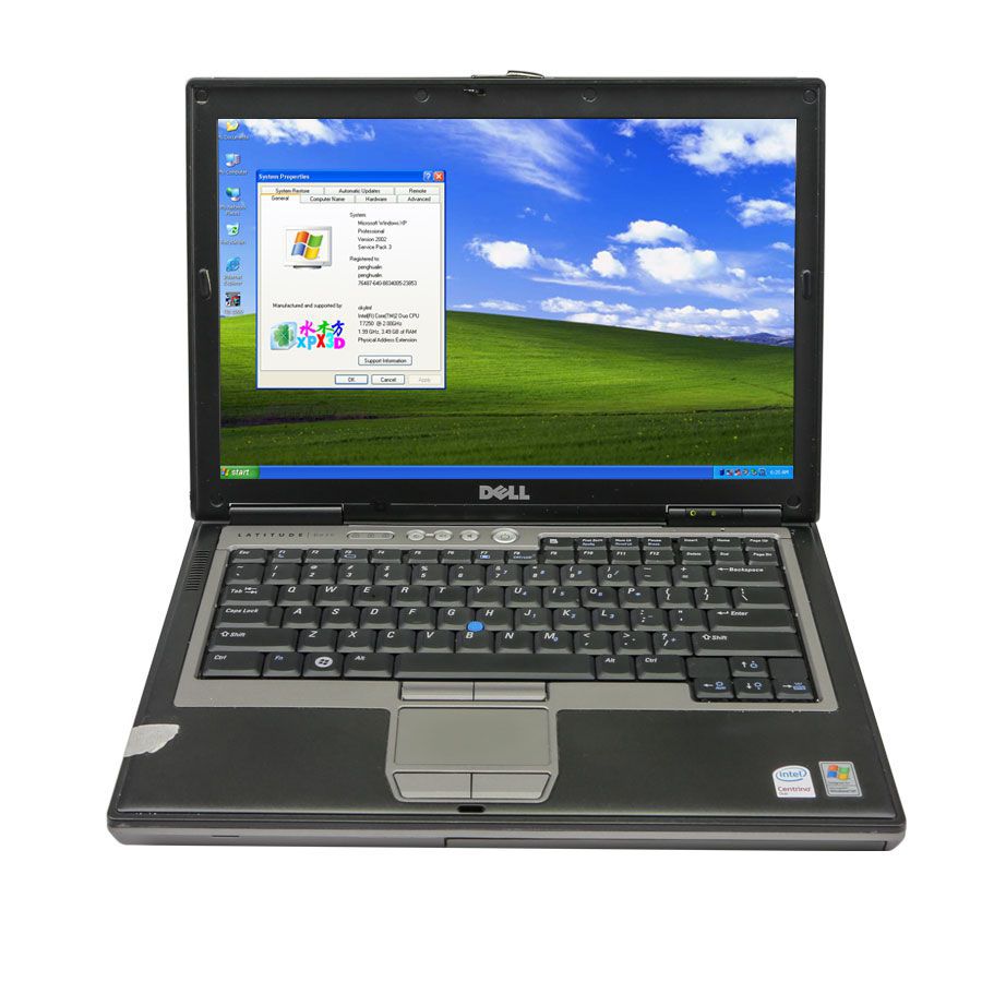 2019.12V MB SD C4 Plus Doip de Suporte com Dell D630 Laptop 4GB Memory Software Instalado Pronto para Usar
