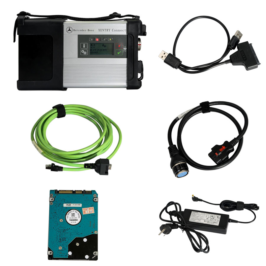 Kit de comprimidos C5 SD Connect Wifi MB Star C5 Tab Kit de Melhor qualidade V2019.7 Mercedes Benz DoIP Xentry Connect C5 SD Connect