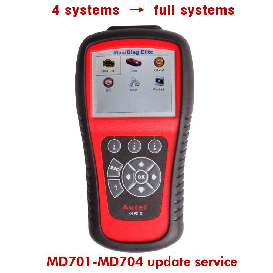 Serviço de atualização MD701/MD702/MD703/MD704 para 4 sistemas completos