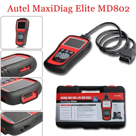 Visualização do pacote MaxiDiag Elite MD802