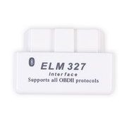 Super MINI ELM327 Bluetooth OBD2 / OBDII ELM 327 Versão 1.5 White Auto Diagnostic Interface Scanner
