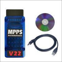 MPPS V22 ECU Mestre MPPS V22 OBDII ECU Chip Tuning Scanner Melhor do que MPPS V18 V21 Suporte Multi-Idioma