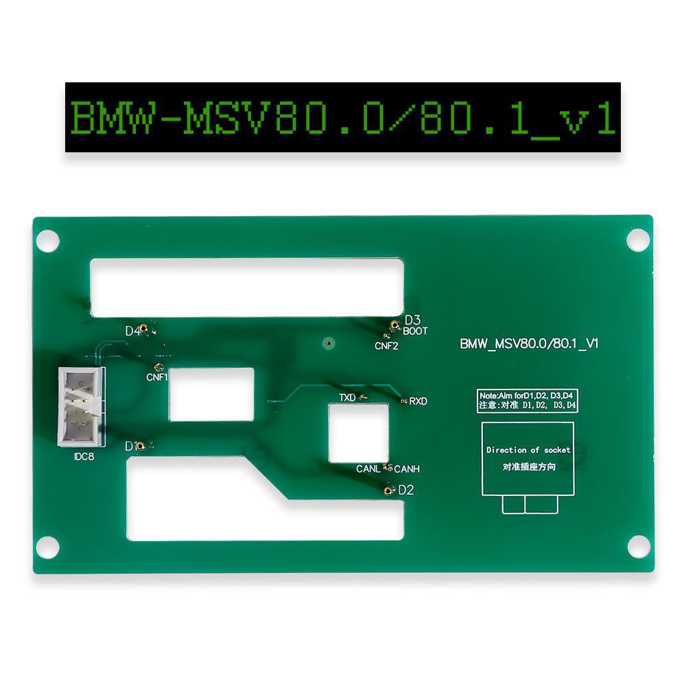 MSV80 ISN Placa de Interface Integrada Leia/Escreva MSV80 ISN Yanhua Mini ACDP Peça Opcional
