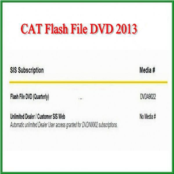Novo DVD Ficheiro Flash 2013 para CAT Fácil de operar