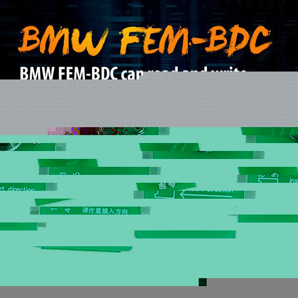 BMW FEM-BDC 95128/95256 Chip IMMO Data Reading 8-PIN Adapter for UPA, Orange5, VDI Prog, CG Pro