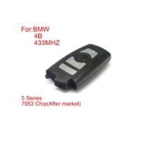 Chave Remota 4 Botões 433 MHz 7953 Chips Silver Side para BMW CAS4 F Plataforma 5 Série