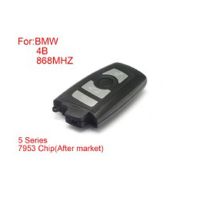 Chave Remota 4 Botões 868 MHz 7953 Chips Silver Side para BMW CAS4 F Plataforma Série 5