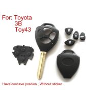 Botão de Chave Remota 3Botão (Ter posição concreta SEM fecho) para Toyota 5pcs /lote