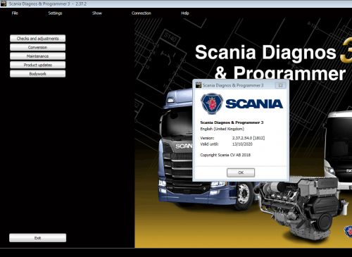 Scania SDP3 2.39 Diagnóstico +Programação para VCI 3 VCI3 SEM Dongle
