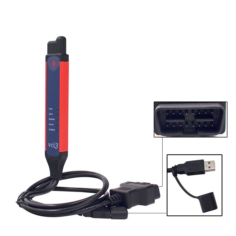 Último V2.31 Scania VCI -3 VCI3 Scanner Wifi Wireless Diagnostic Tool for Scania