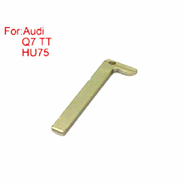 Smart Emergency Key HU75 for 2016 Audi Q7 TT 5pcs /lote