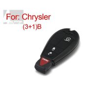 Casca de Chave Inteligente 3 +1 Botão para Chrysler 5pc /lote
