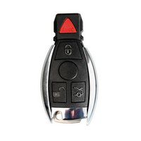 Shell Smart Key 4 Botão com o plástico para Mercedes Benz Assembléia com VDI BE Key Perfeitamente 5pcs /lote
