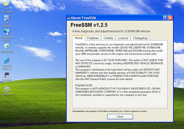 Apresentação de Software FreeSSM SUBARU 4