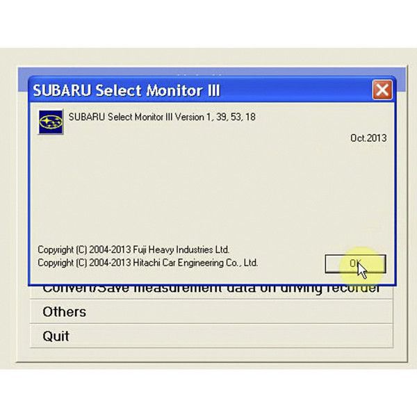 V2020.7 SUBARU SSM-III Licença de Software para VXDIAG Multi Ferramenta de Diagnóstico
