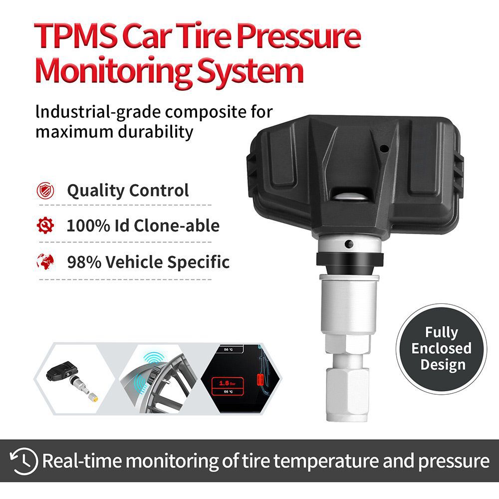 TIPO-BMW2-433 Sensor programável universal TPMS