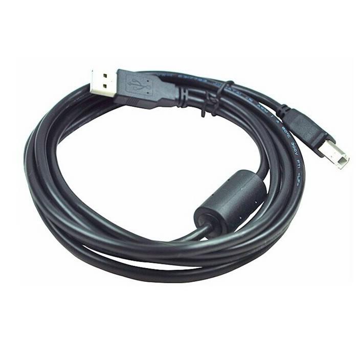 USB Cable USB 2.0 -A Male to B Male Cable (3M)-High -Speed with Gold -Plated Connectors - Black