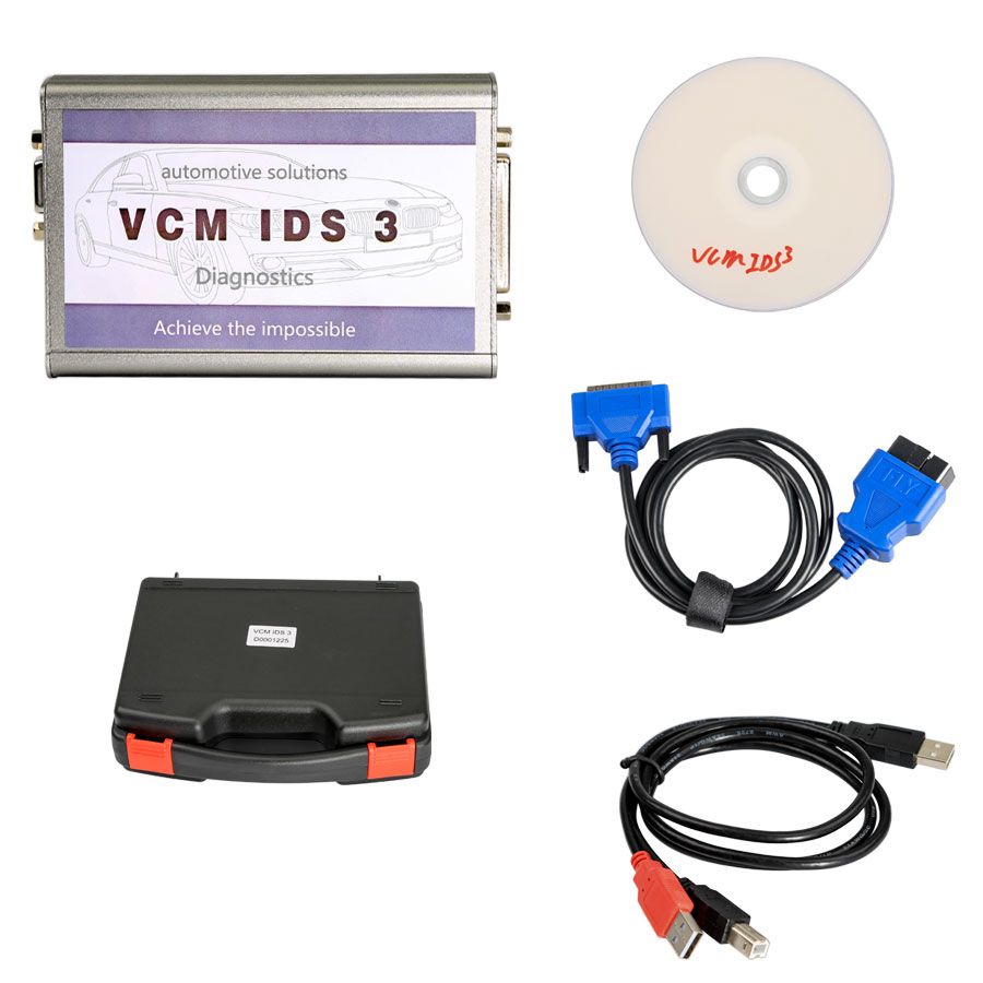 VCM IDS 3 V107 OBD2 Instrumento de escaneamento de diagnóstico para Ford e Mazda