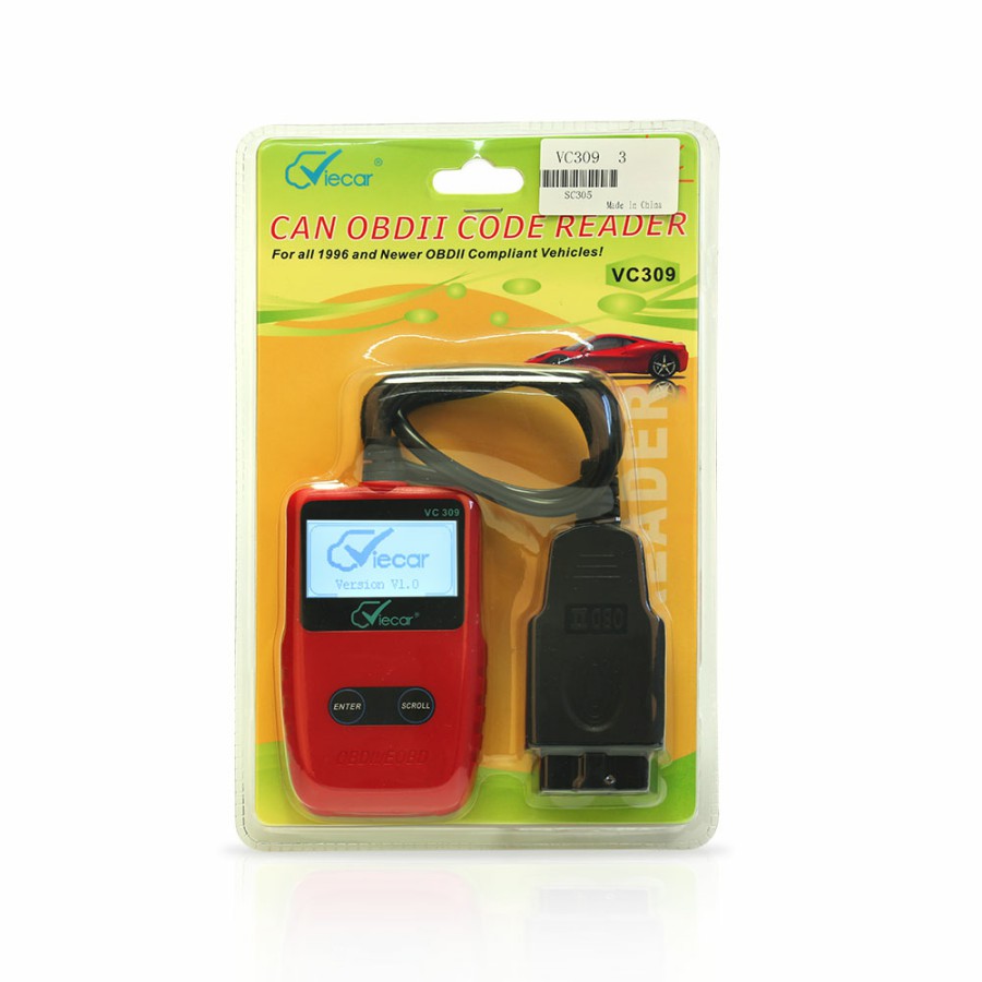 Viecar VC309 OBDII Code Reader Diagnostic -Tool Work With Most compliant Vehicles