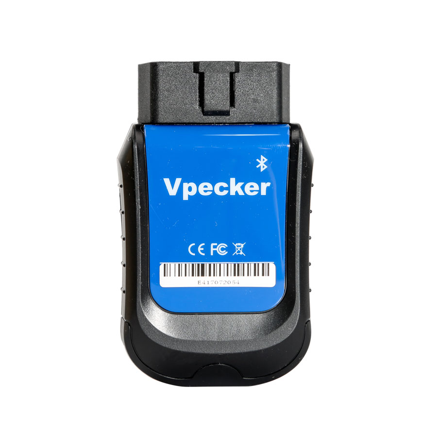 VPECKER E4 Phone Bluetooth Full System OBDII Scan Tool for Android Support ABS Bleeding /Battery /DPF /EPB /Injector /Oil Reset /TPMS