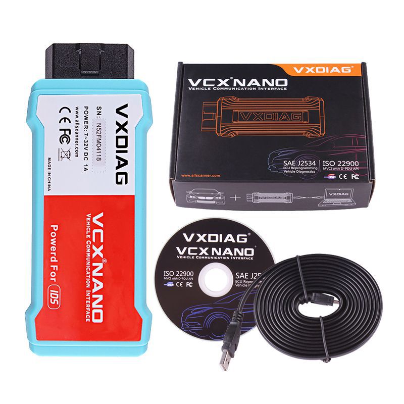 2019 VXDIAG VCX NANO For Ford For Mazda OBD2 Car Diagnostic Tool 2 in 1 IDS V112 WiFi Scanner For Mazda PCM, ABS,