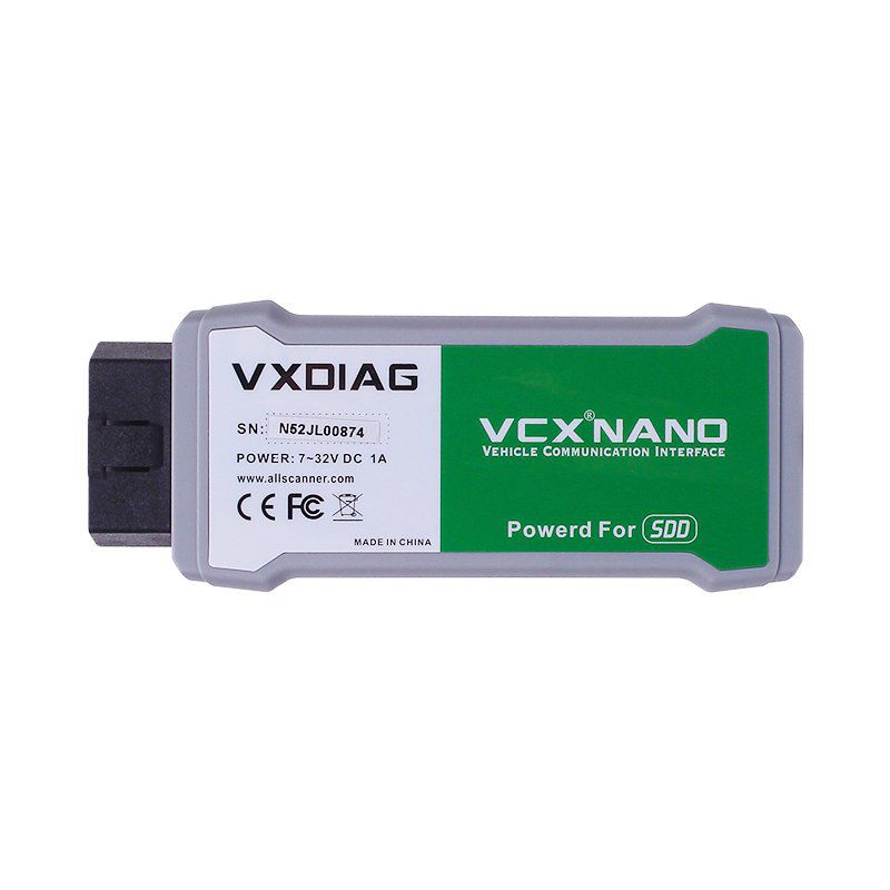 VXDIAG VCX NANO para Land Rover e Jaguar Software SDD V154 Versão de engenharia off -line